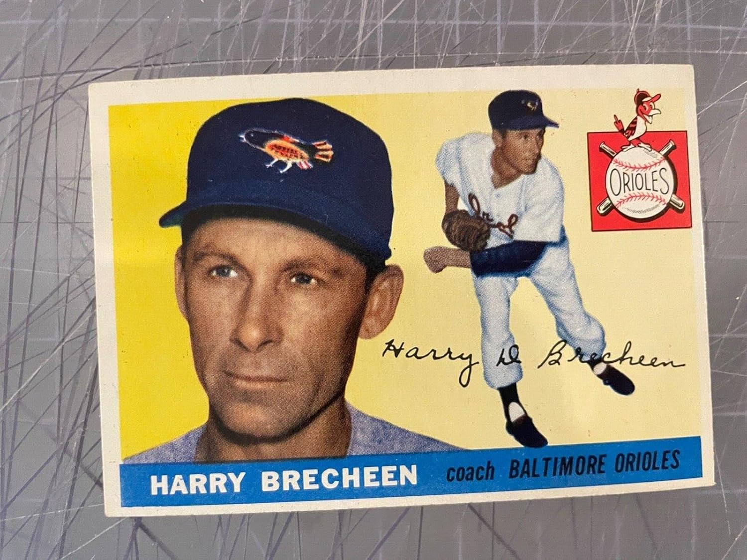 1955 Topps #113 Harry Brecheen Baltimore Orioles Baseball Card Nm+ #2 - Slabbed Baseball Cards
