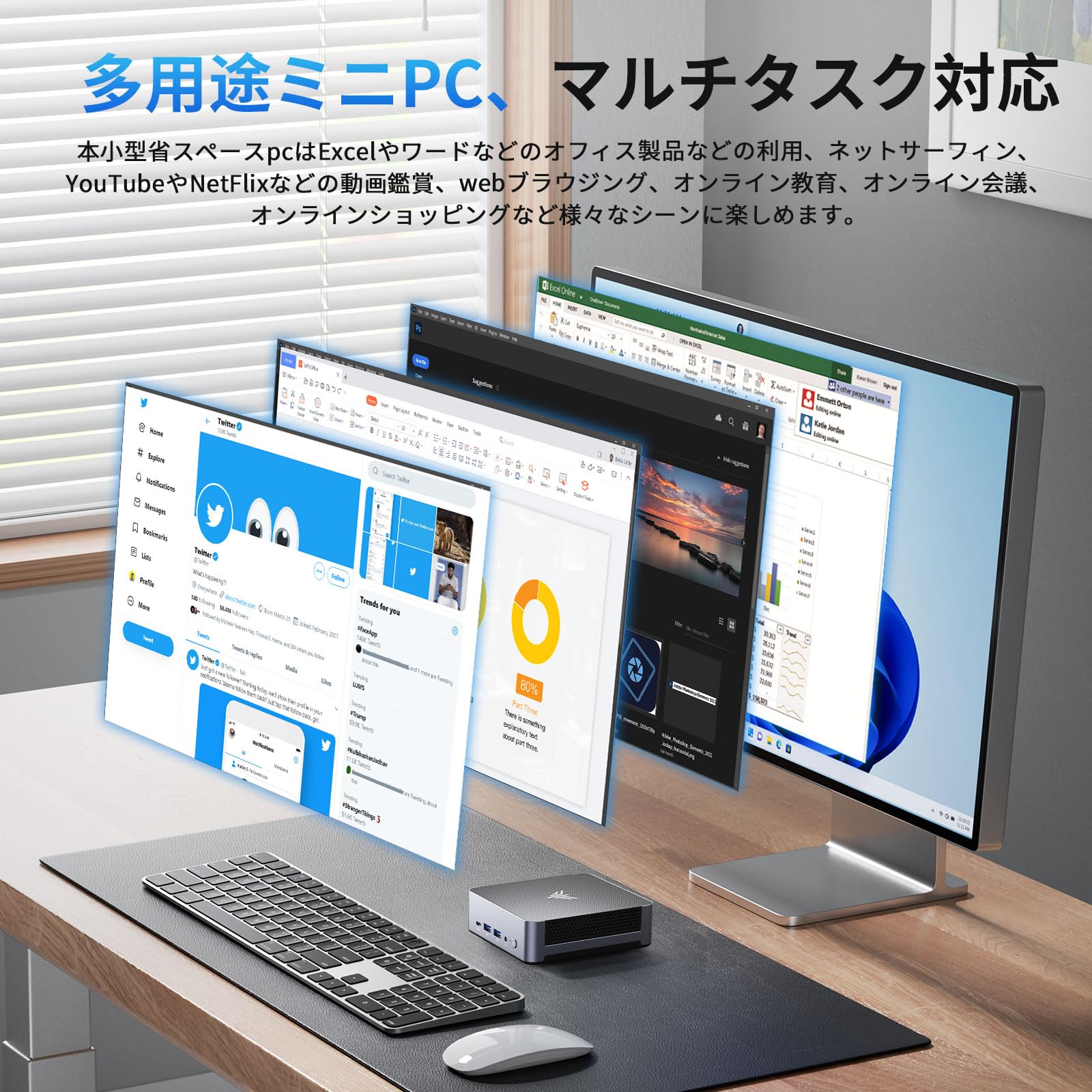 Amazon.co.jp: NIPOGI ミニpc AM21[8745HS+(16+16)+1TB] Windows11 Pro