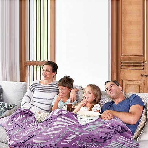 Miniatura 90 de Mantas personalizadas con nombre para niños, mantas de bebé personalizadas para niños y niñas, manta de nombre personalizada súper suave para niños