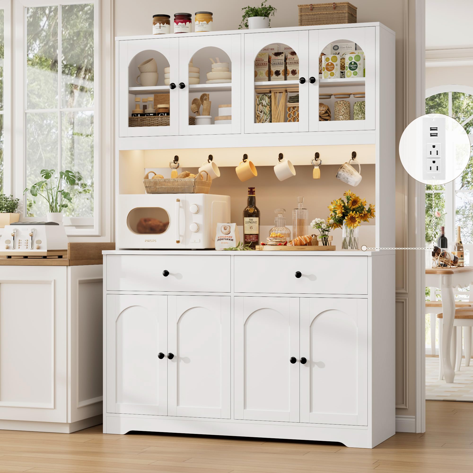 Kitchen Hutch Cabinets Buy HOSTACK 64