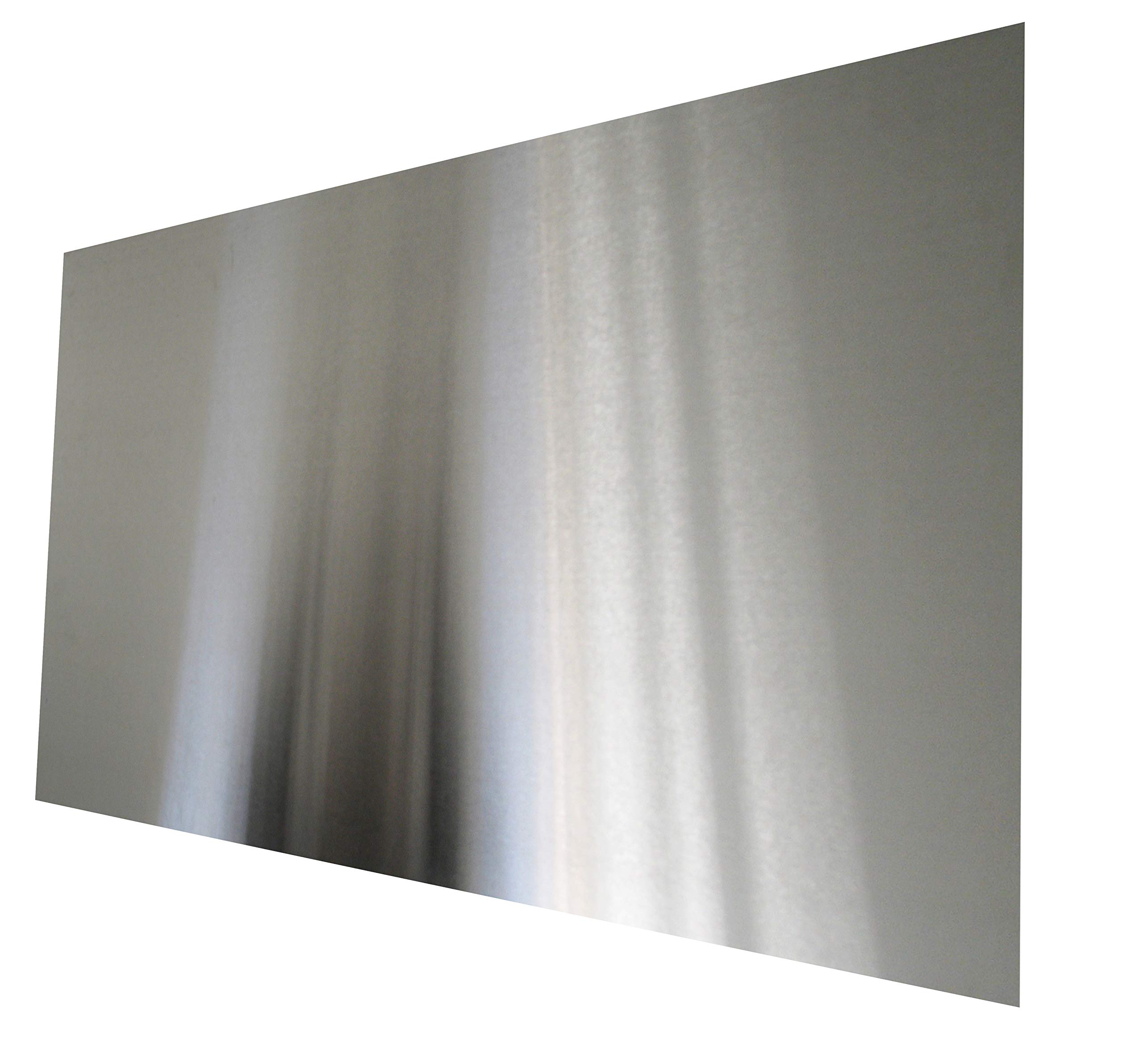 HOME IT® Pannello Paraschizzi in Acciaio Inox Spazzolato 60 x 30 cm – Protezione da Parete Cucina – Spessore 0,8 mm – Facile da Installare – Dietro Fornello o Lavello