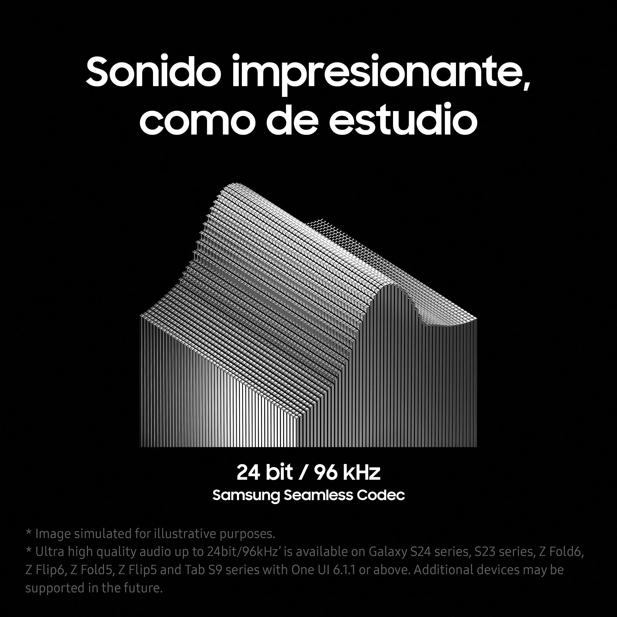 Samsung Galaxy Buds3 Pro + Cargador - Auriculares Inalámbricos, Cancelación de Ruido, Bluetooth, Audio 361, Sonido Hi-Fi, Gris (Versión Española)