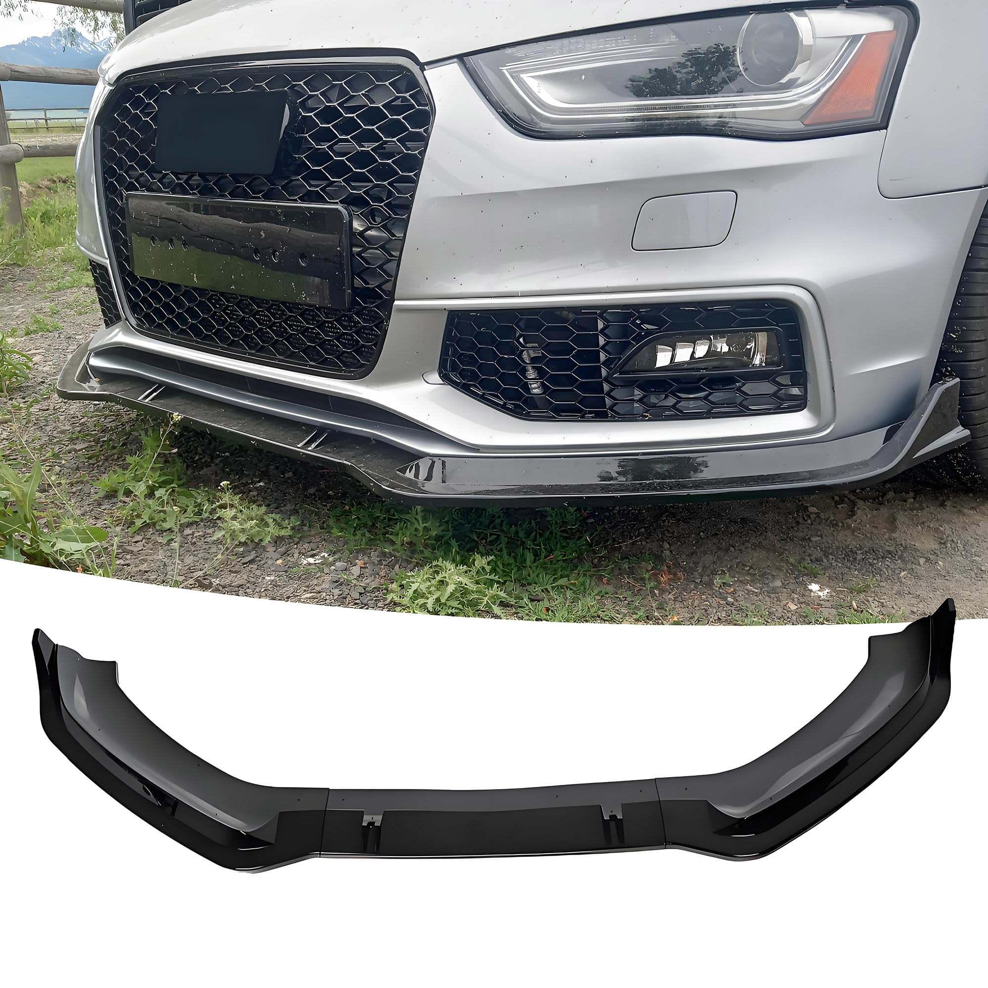 NEESPOC Audi A4 A5 S4 S5 Front Bumper Lip