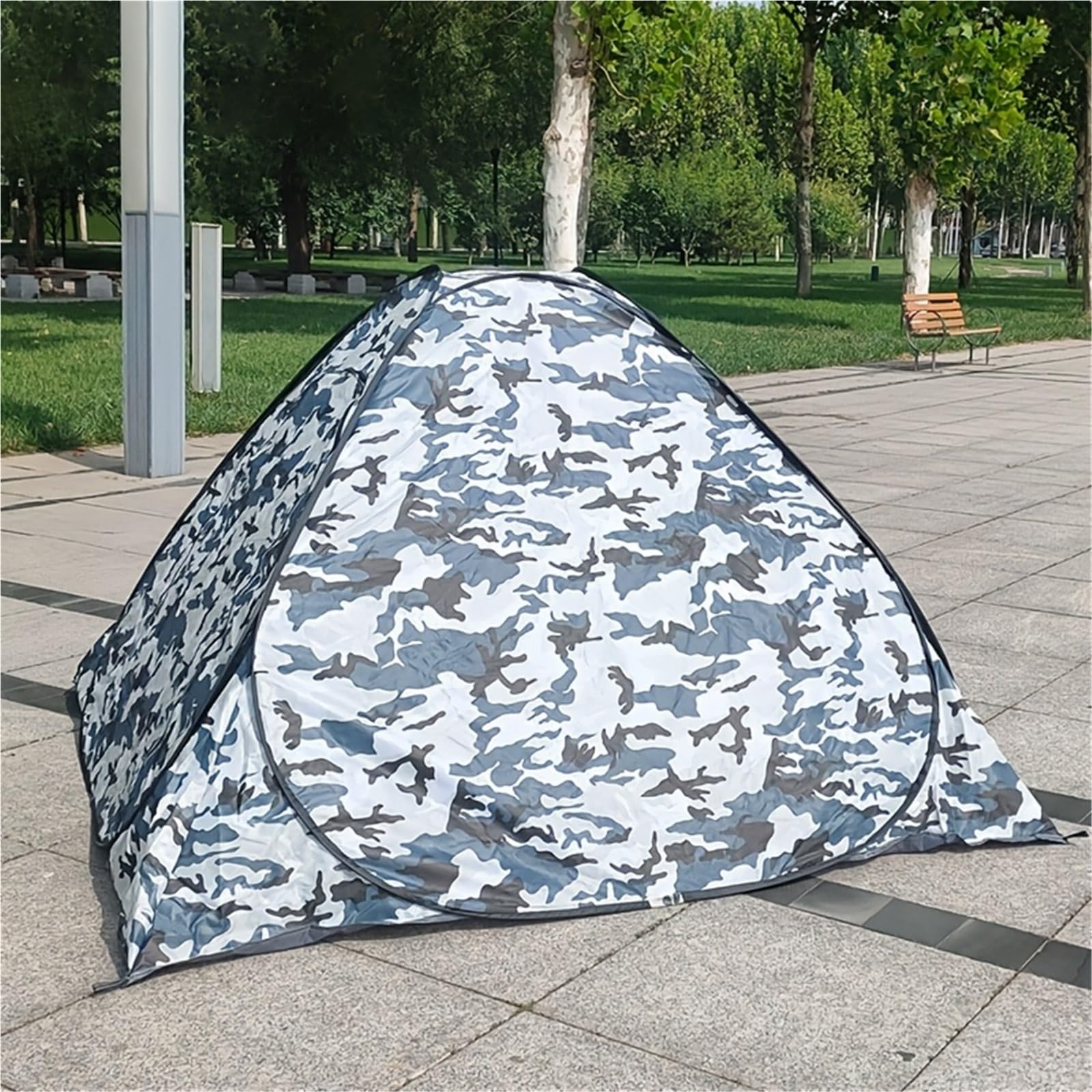 Tente de Pêche Tente de pêche d'hiver, extérieure, Pas Besoin Construire, Ouverture Rapide, Isolation Thermique, Portable pour pour Le Camping