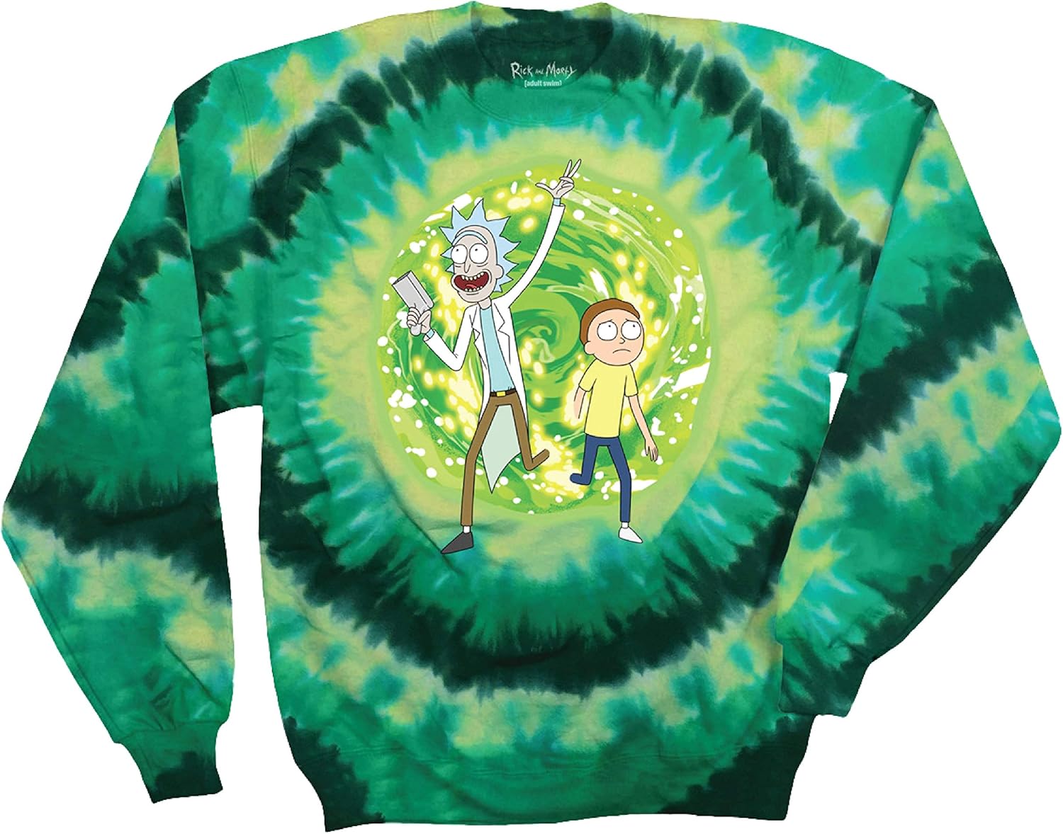 Ripple Junction Adventures of Rick and Morty Portal Adult Unisex Sweatshirt