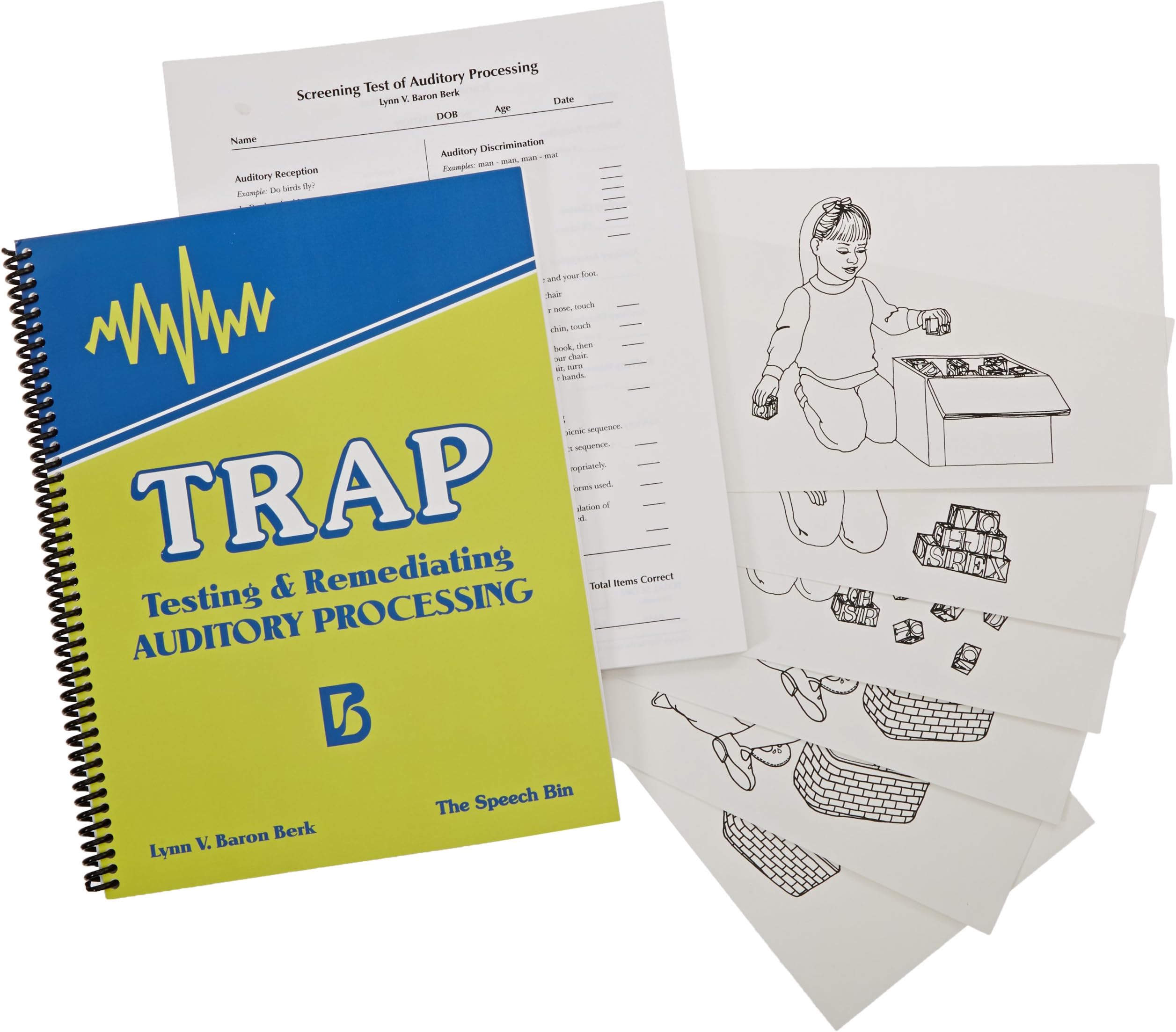 28570ns Speech Bin Testing and Remediating Auditory Processing Program Kit, Lynn V. Baron Berk