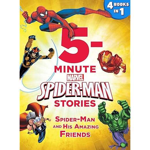 5-Minute Spider-Man Stories: Spider-Man and his Amazing Friends: 4 books in 1! (5-Minute Stories)