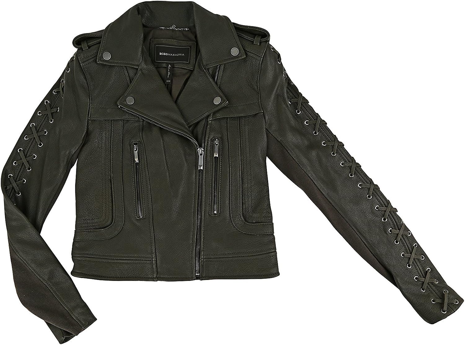 bcbg army green jacket