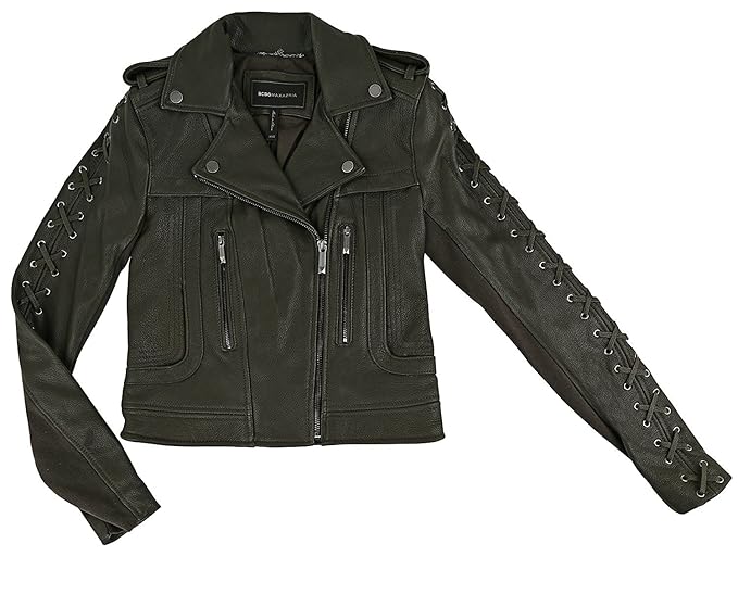hunter green leather jacket