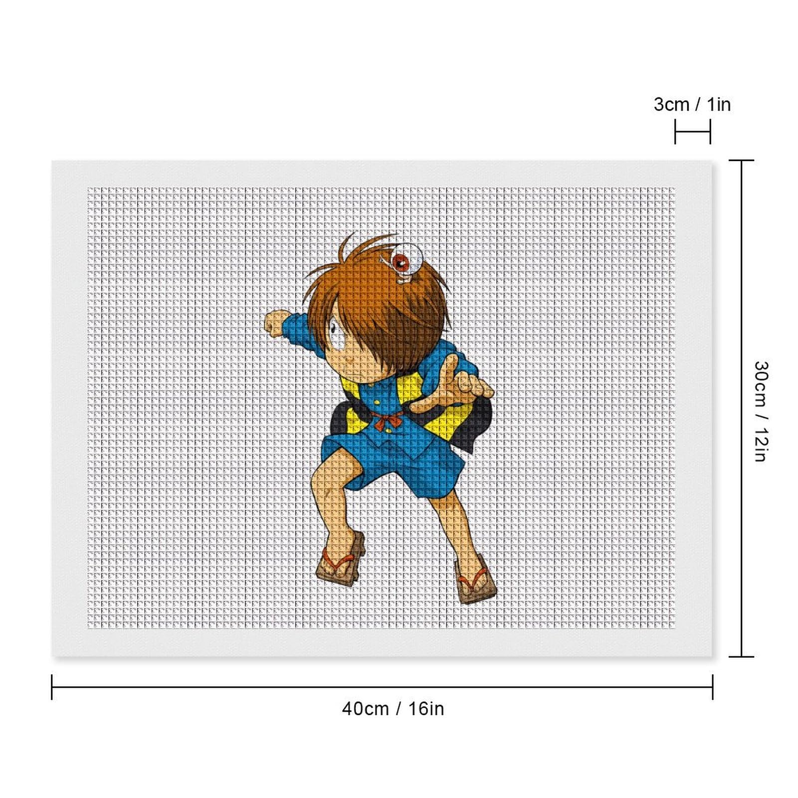 Amazon.co.jp: ゲゲゲの鬼太郎 5D ダイヤモンドの絵 ししゅうキット