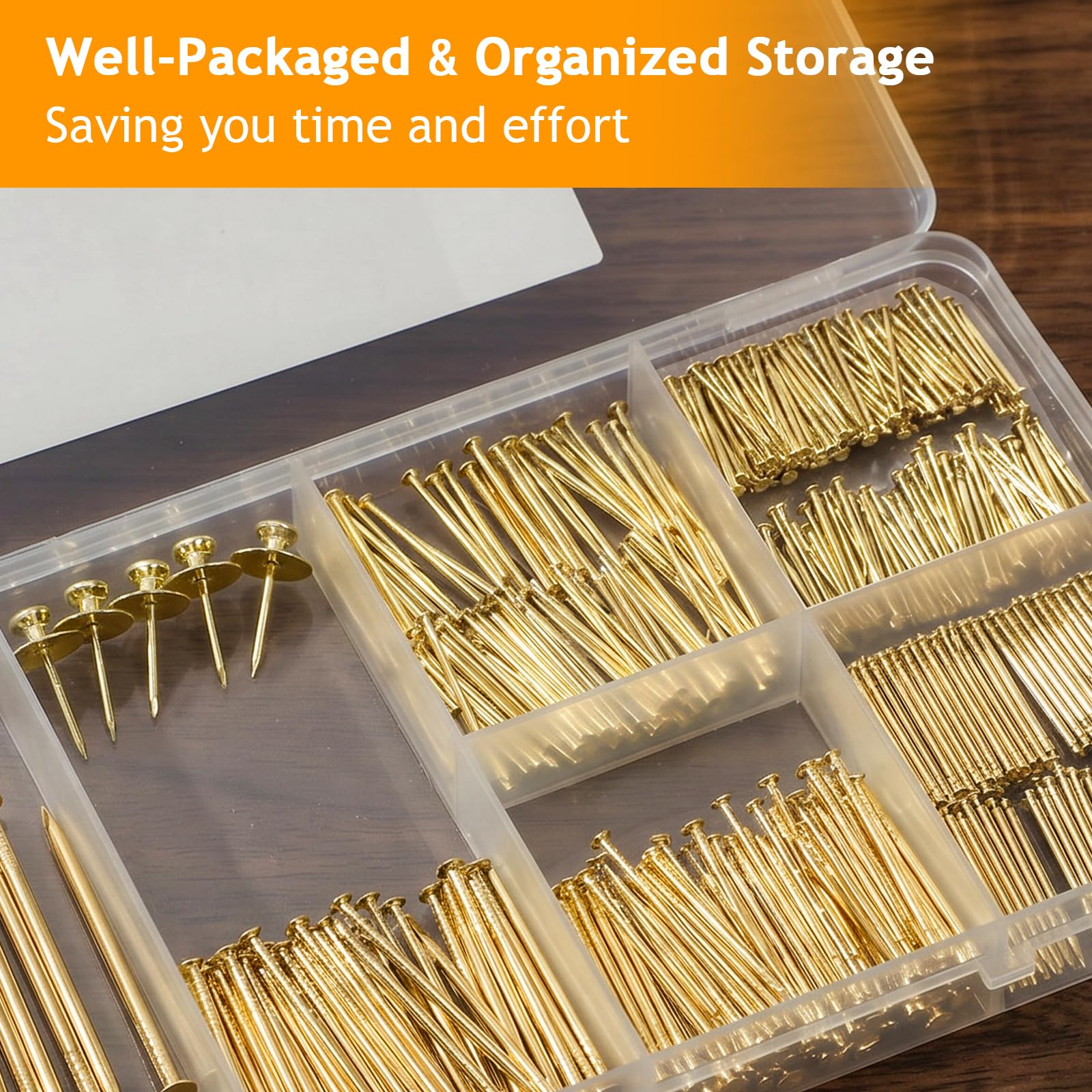 KURUI Picture Hanging Nails - 340 Pcs Kit -6
