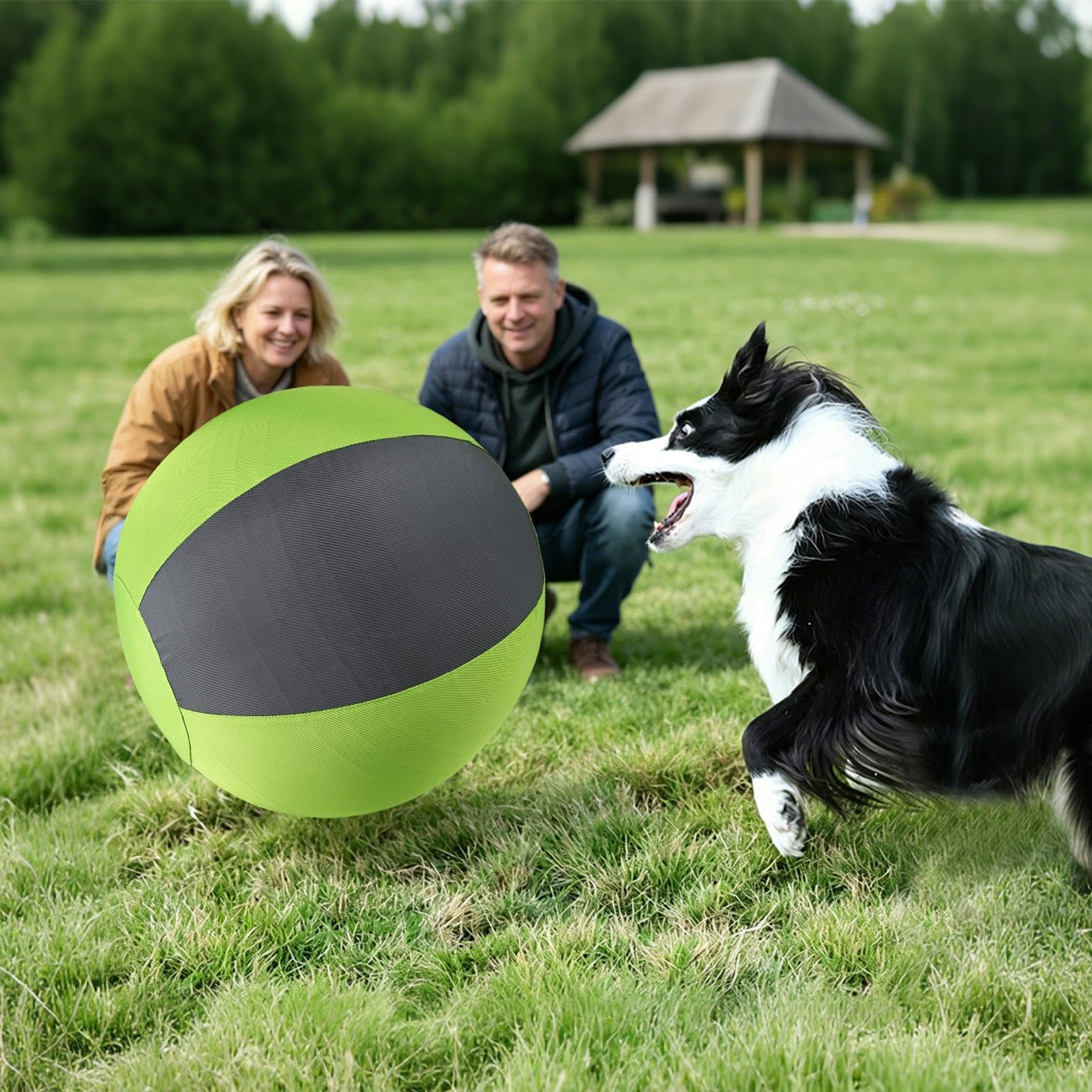 Pelota Pastoreo Perros Mordedor Inflable Cachorros | Juguete Interactivo Cachorros para Padres de Mascotas, Amantes de Animales, Patio, Jardín, Parque, Apartamento, Piscina,