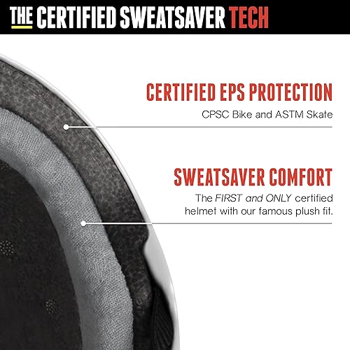 Miniatura 4 de Triple 8 - Casco de protección de sudor con visera para Roller Derby, Skateboard y BMX