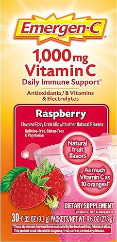 Vista 11 de Emergen-C - 1,000 mg Vitamina C en polvo, con antioxidantes, vitaminas B y electrolitos, suplemento diario para apoyo inmunológico, bebida