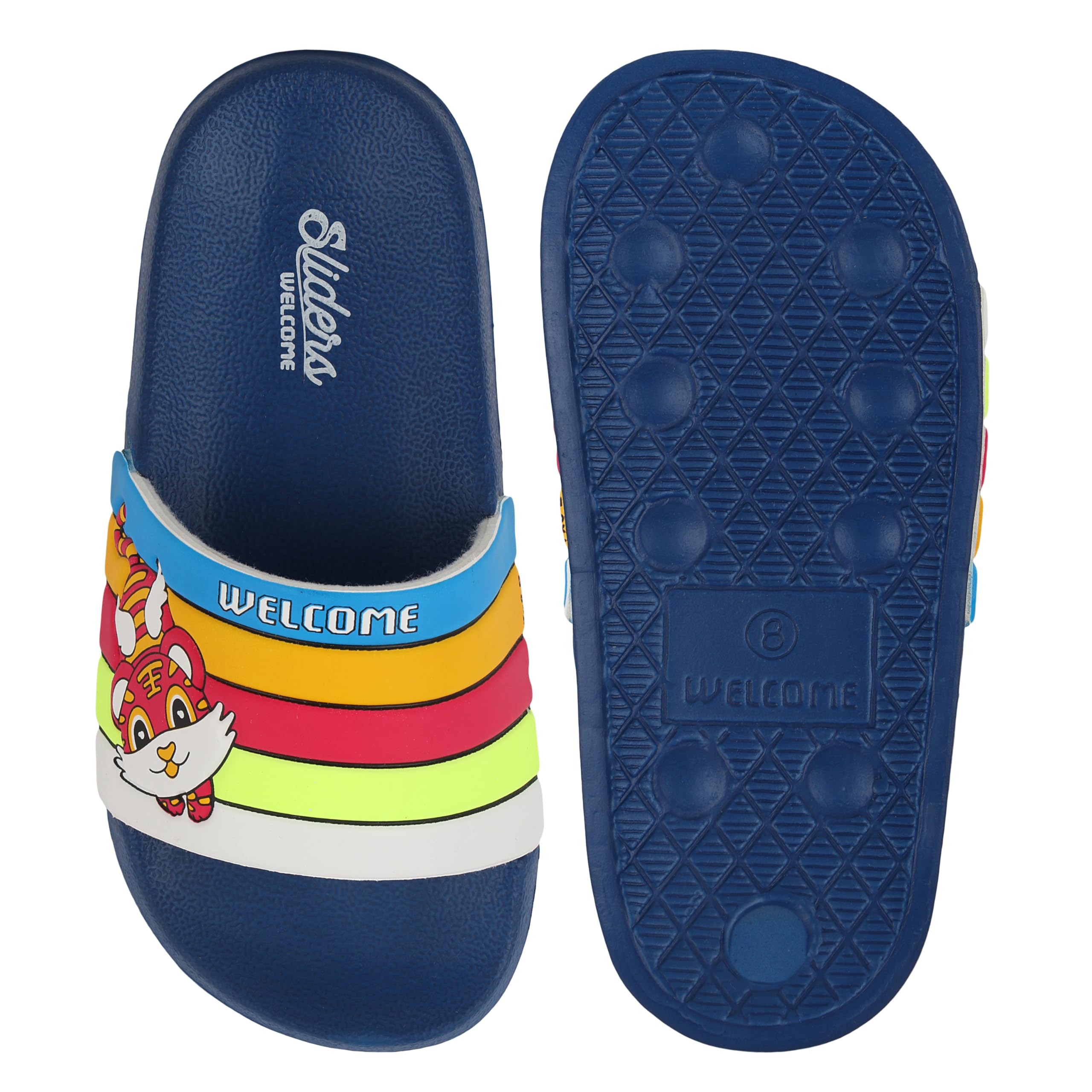 URJO Urjo Cubs - Pantofole unisex per bambini, leggere, super flessibili, eleganti, per tutti i giorni, per ragazzi e ragazze