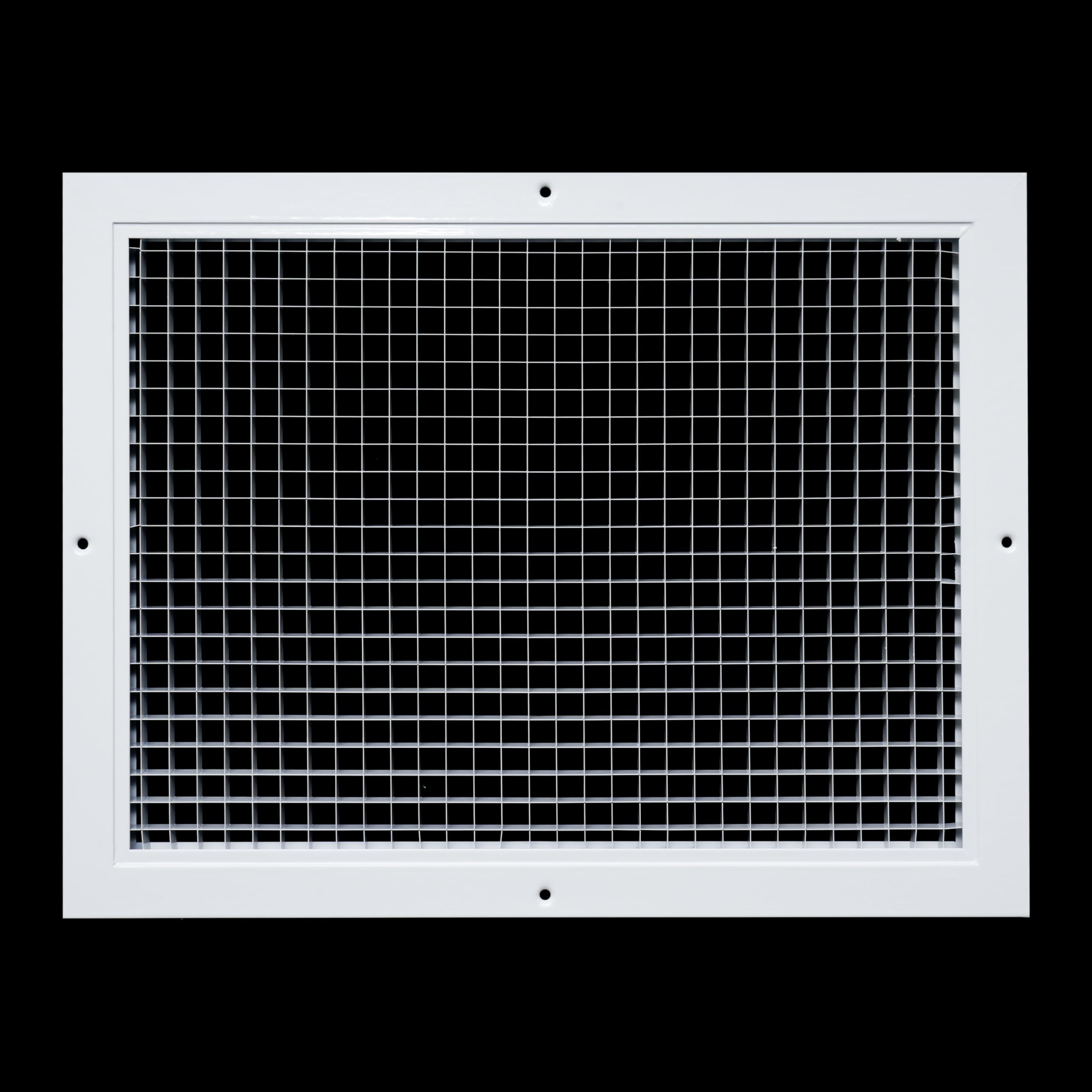 16" x 12" [Duct Opening] Aluminum Return Air Grille | Cube Core Rust Proof Eggcrate Vent Cover Grill for Sidewall and Ceiling, White | Outer Dimensions: 17.75" X 13.75" for 16x12 and 12x16 Duct Vent