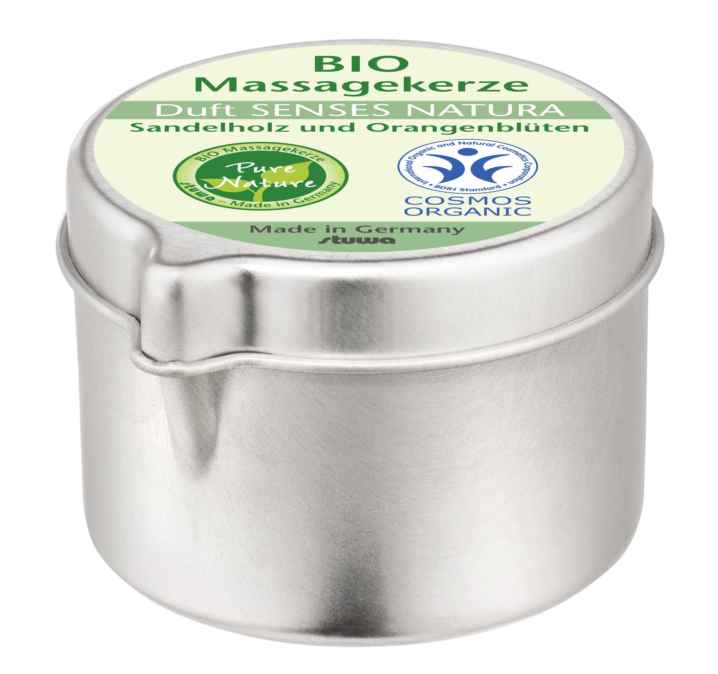 Vela masaje eco Sentidos 50 ml.