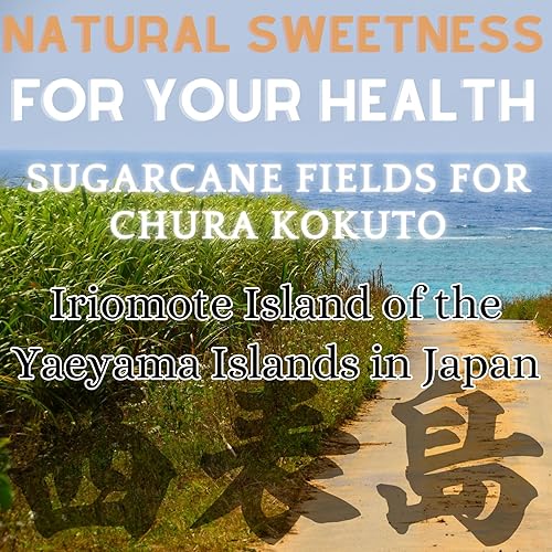 Miniatura 2 de Delicia de Okinawa 2x80g Chura Kokuto - Wagashi Pure Cane Sugar con azúcar negro tradicional de Okinawa, rica en minerales naturales, ideal para la