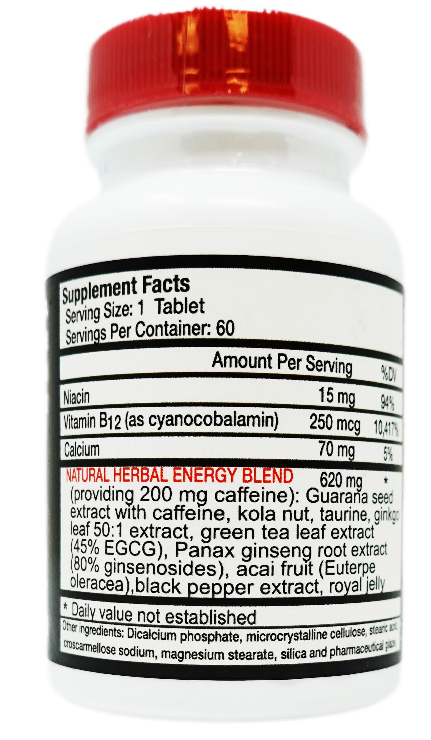 UP Your Gas Herbal Energy Blaster Tablets, 60 Count — Amazon image 3