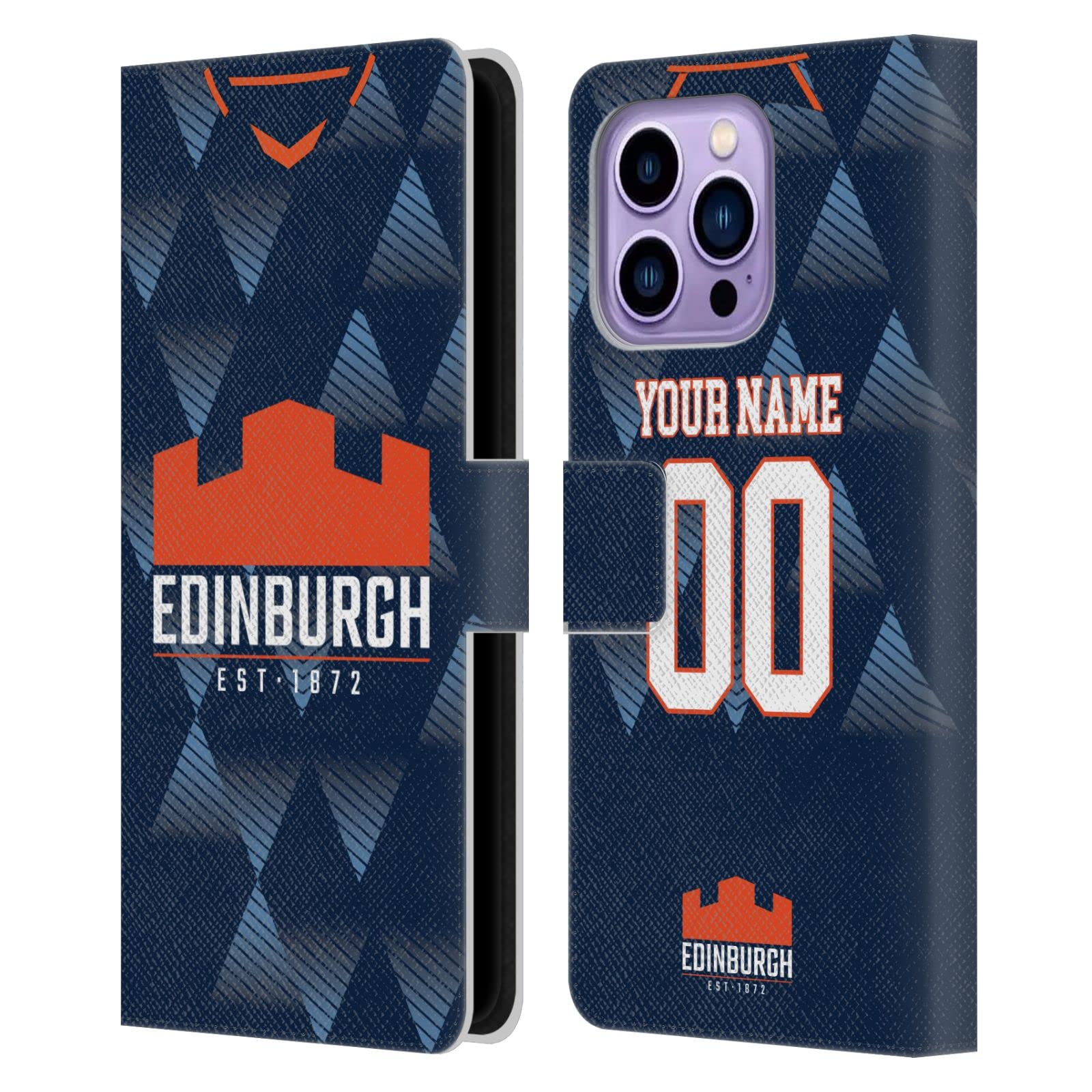 Coque cuir iPhone 14 Pro Max Edinburgh Rugby premium - 7
