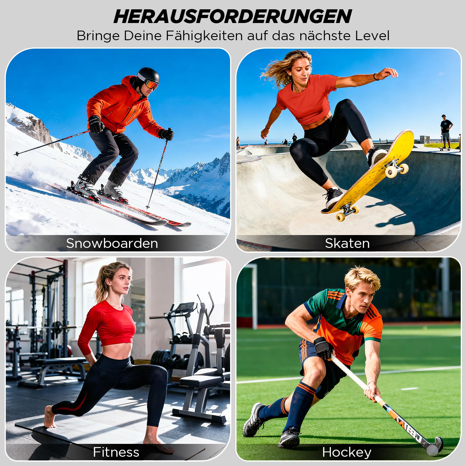 Tabla de equilibrio para fitness y deporte – Allround Balance Trainer con rodillo cilíndrico, diseño moderno para entrenamiento central, estabilidad y equilibrio, soporta hasta 150 kg