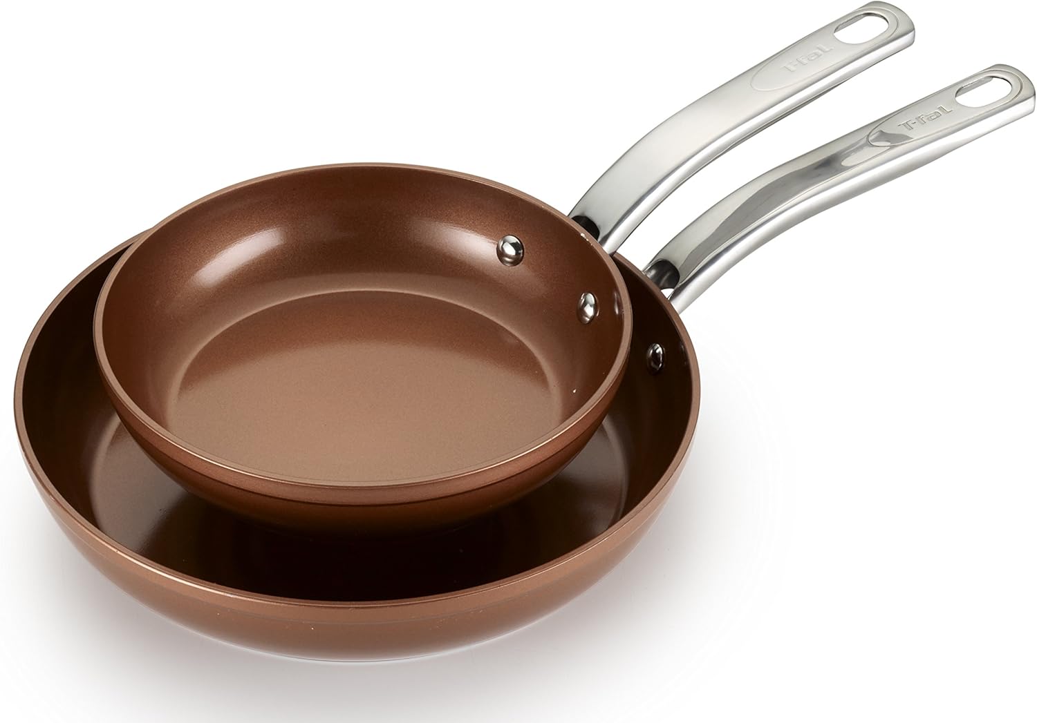 TFal Endura Copper Ceramic Nonstick Dishwasher Safe 8 10