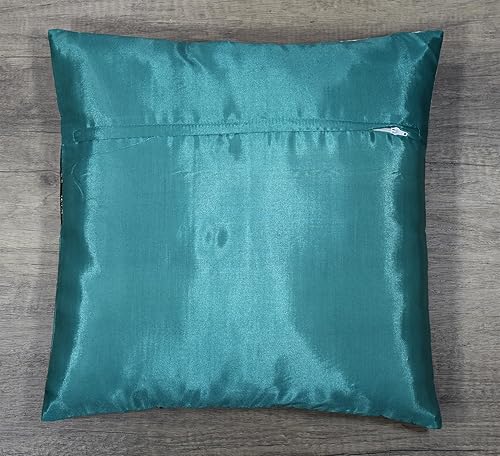Miniatura 3 de Fundas de almohada decorativas de elefante a rayas de 16 x 16 pulgadas (15.7 x 15.7 in), funda de cojín para sofá, silla, cama, inserto de