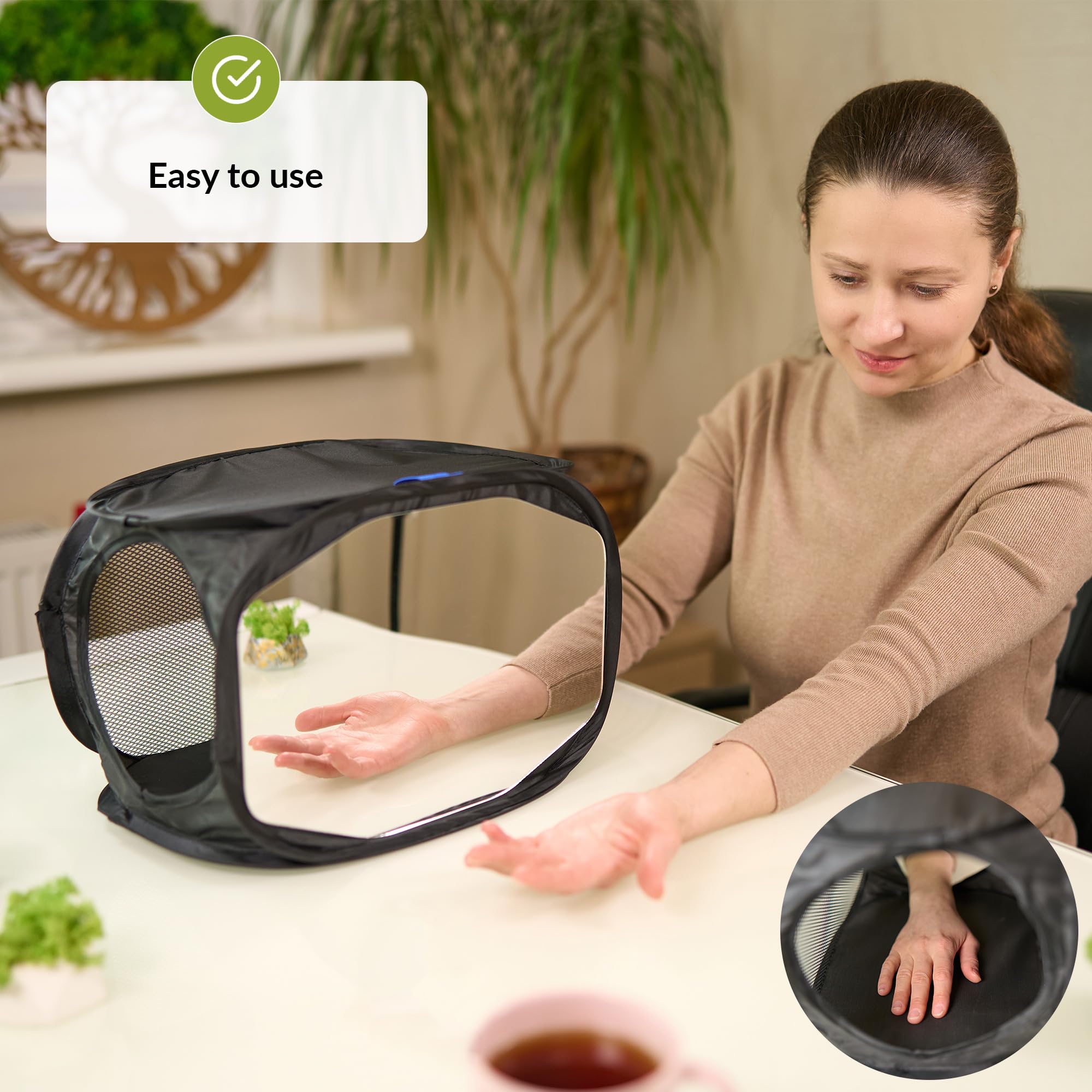 Terapia con Specchio per Rieducazione Mano Post-Ictus | Terapia del Dolore | Mirror Box per Riabilitazione Post-Ictus | Ausilio per Terapia Mano | Box Specchio per PLP CRPS Lesioni Nervose e Altro