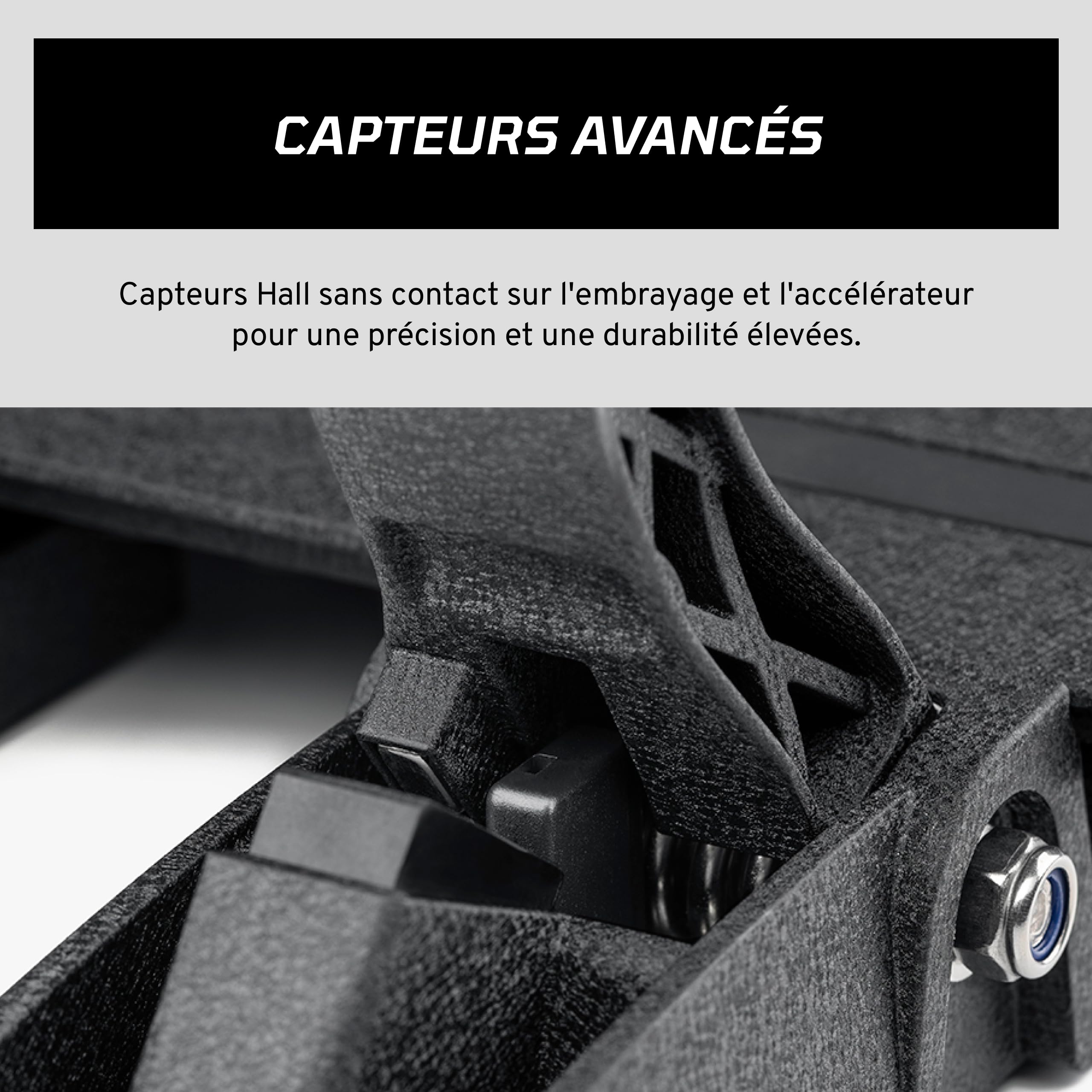 FANATEC Sim Racing CSL Elite Pedals V2 Sim Racing – PC, PS5, PS4 | Jeu de 3 Pédales (Embrayage, Frein, Accélérateur), Système de Frein à Cellule de Charge Double Étape, Capteurs à Effet Hall