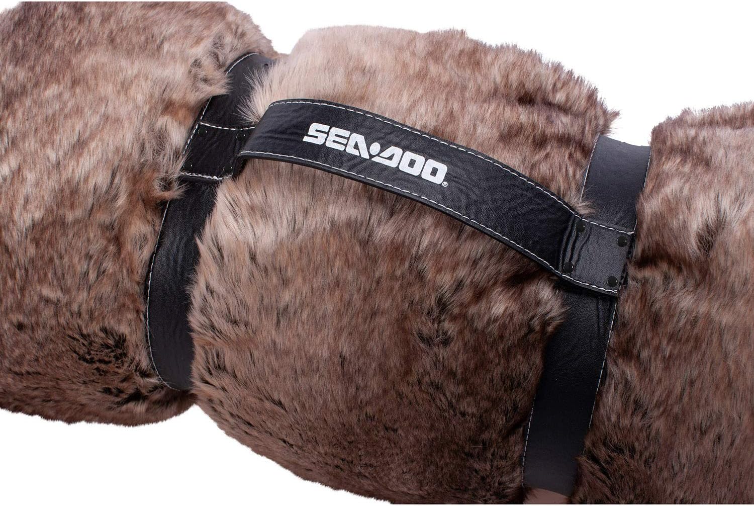 Sea-Doo Faux Fur Throw, 78" x 60", Brown
