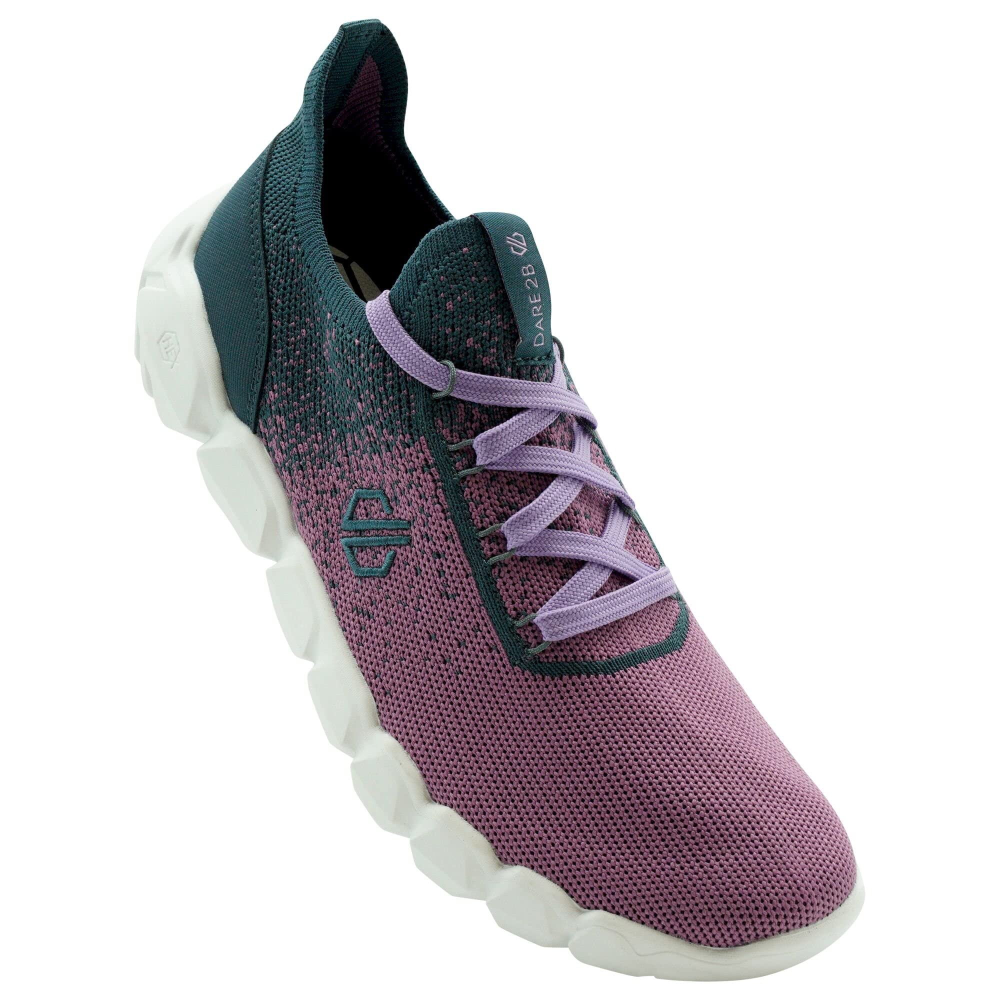 Dare 2b Womens/Ladies Hex-at Knitted Recycled Trainers (8 UK) (Dusty Lavender)