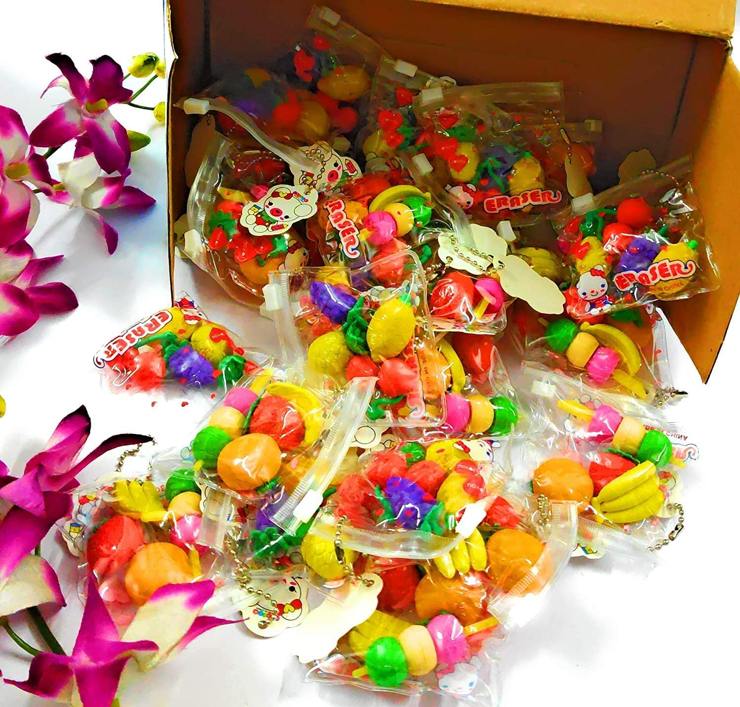 Brijsun Innovations Mini Cute Erasers Small Animal Food Erasers Novelty Vegetable Fruit Rubbers Children Toy Erasers 3D Puzzle Rubber Erasers for Kids Party, Rewards, Gift (Multi-Style, Set of 12 Pcs) (B0D4B384HC) Amazon Price History, Amazon Price Tracker