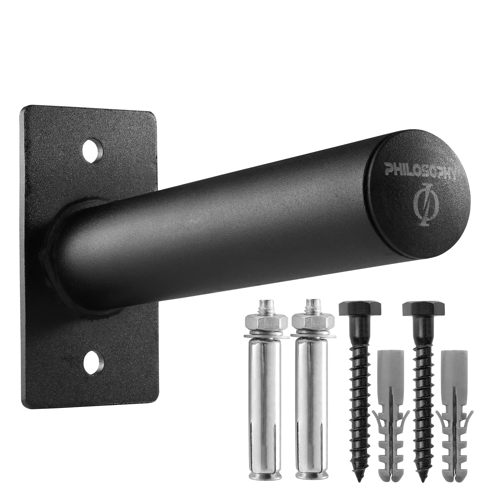 Philosophy Gym Wall Mounted Olympic Weight Plate Holder, Fits 2