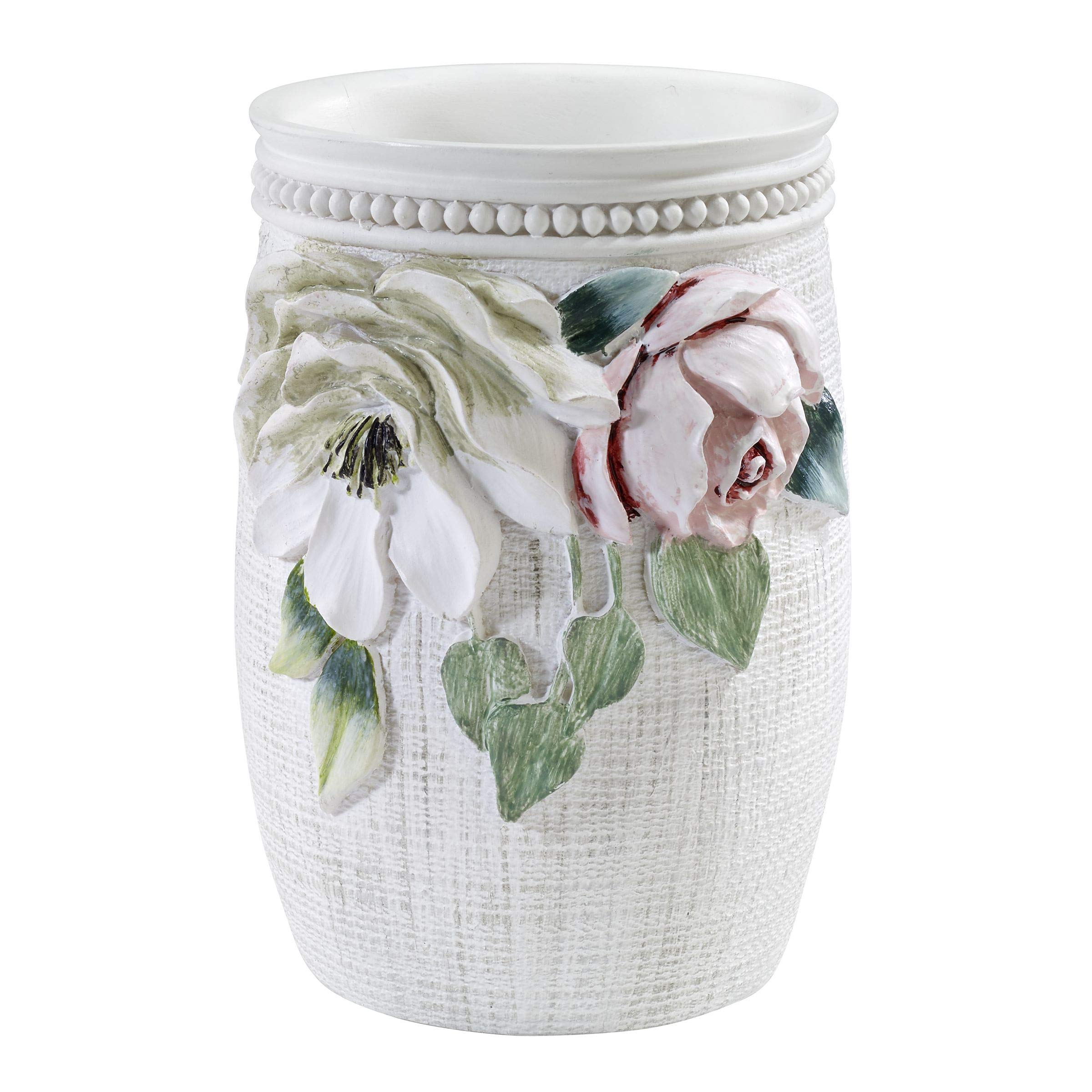 Avanti Linens - Tumbler, Guest Bathroom Essentials, Floral Home Decor (Spring Garden Collection)