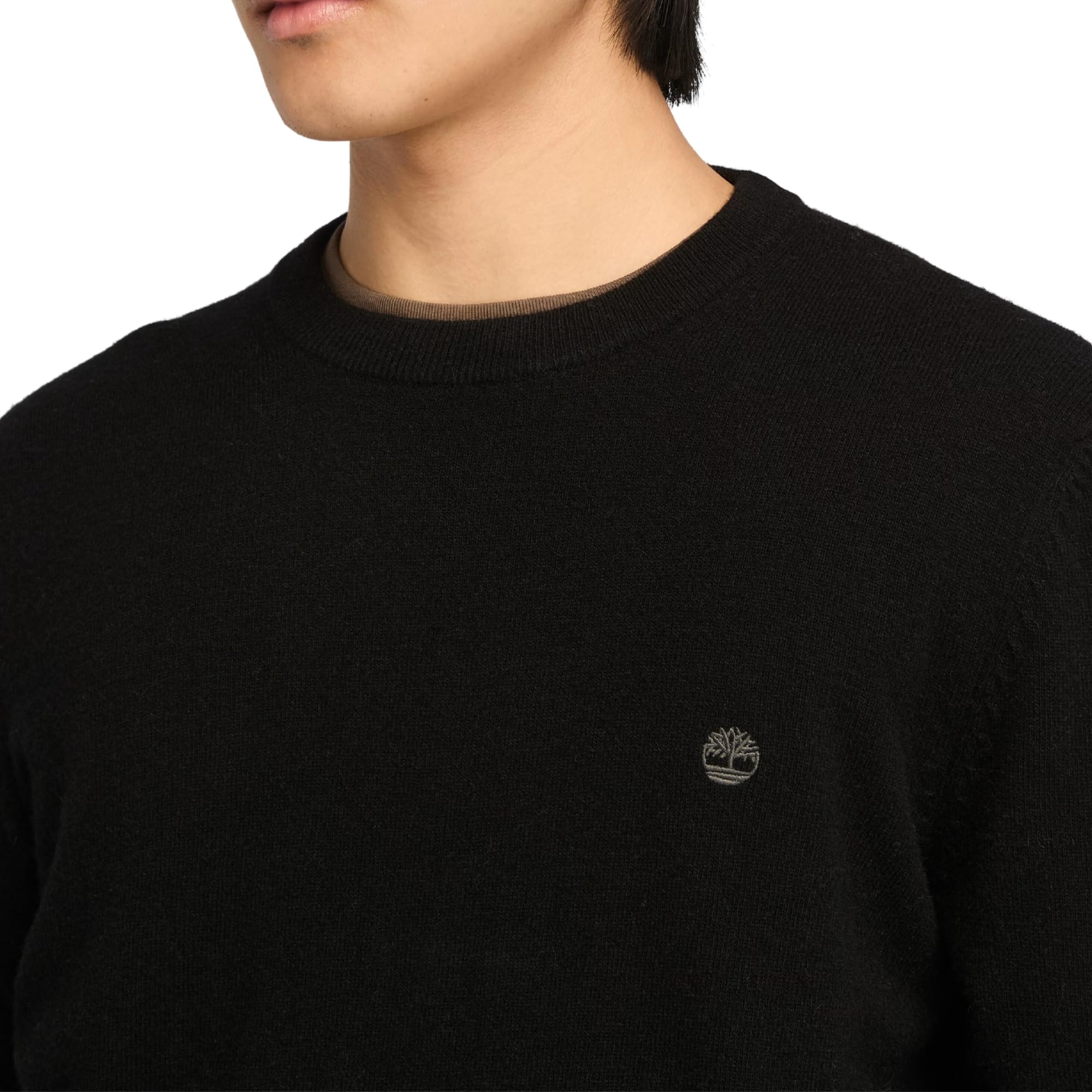 Timberland Maglione da Uomo in Lana Merino Cohas Brook Nero Taglia S Codice TB0A2BFHX65