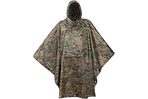 USMC MARPAT Multi-Use Ultra Rip-Stop Combat Camouflage Rain Poncho