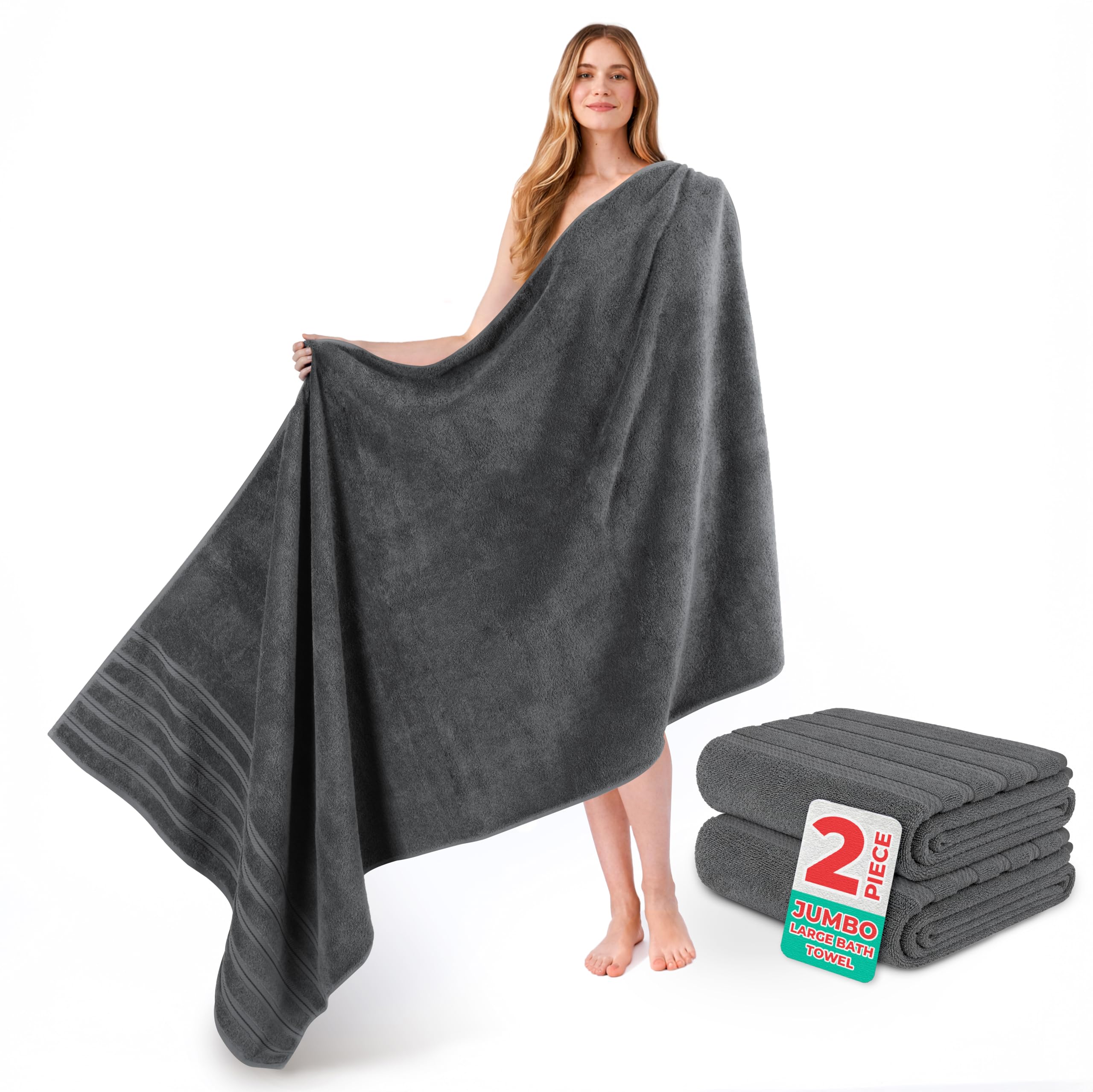 Luxury Turkish Towels - 4 PC Bath Towel Set -25 Luxury Turkish Towels - 4 PC Bath Towel Set -25