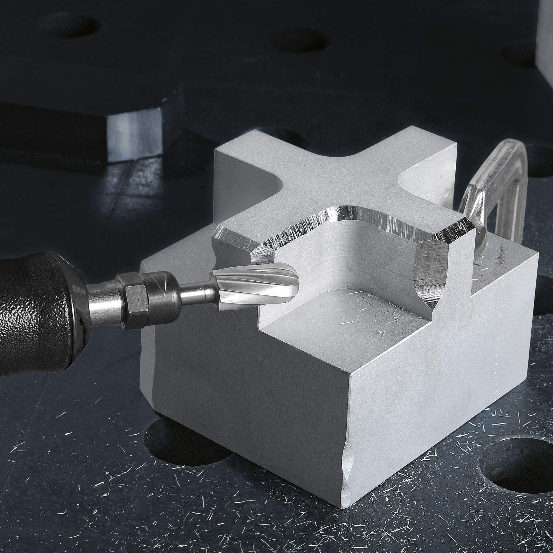 LUKAS - Fresa HSS per fusione e legno, 6 mm 2 diverse versioni