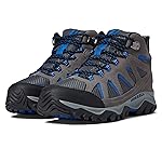 Merrell Oakcreek Mid Shoes for Men Offers Waterproof, Lace Closure, and Man-Made Outsole Charcoal 13 M