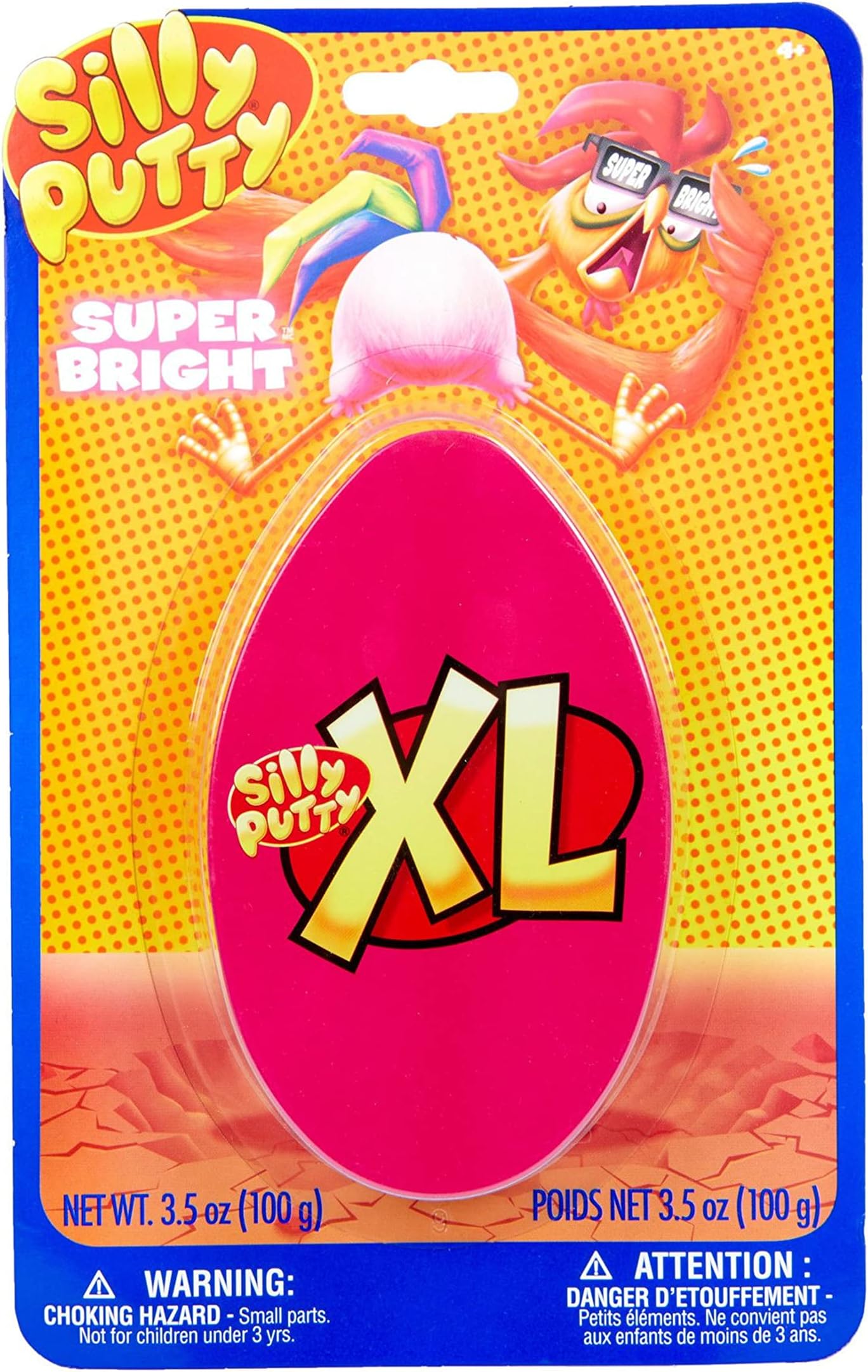 Crayola XL Silly Putty Super Bright, Neon Colors, Fidget Toys, 1ct, Gift for Kids