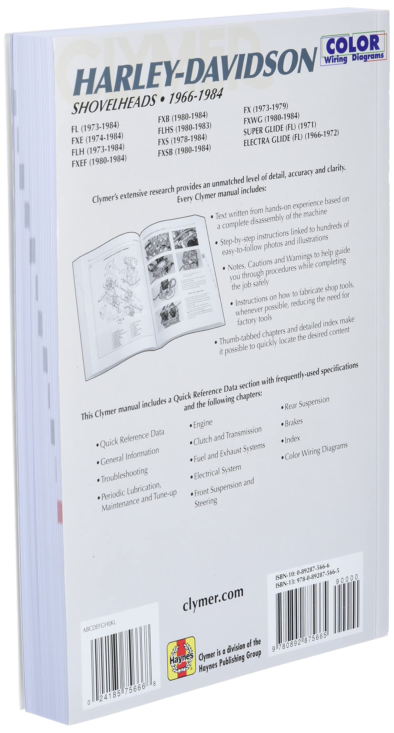 Clymer Harley-Davidson Shovelheads 1966-1984: Service, Repair, Maintenance - Image 4