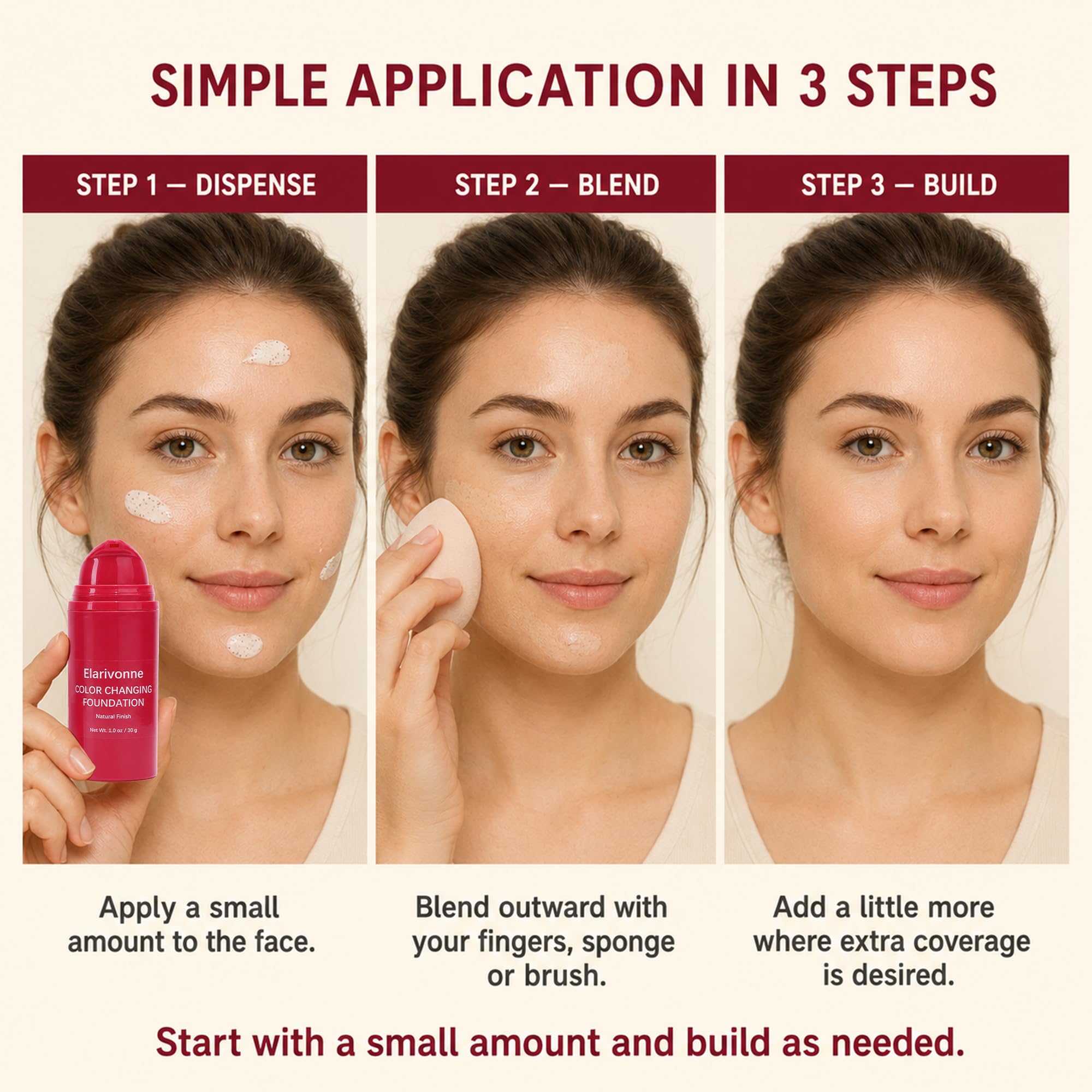 Color Changing Foundation - Korean Makeup -5 Color Changing Foundation - Korean Makeup -5