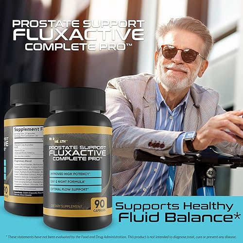 Miniatura 5 de Prostate Support Fluxactive Complete Pro - Fórmula de próstata premium con Panax Ginseng - Promueve la salud de la próstata T para la salud y el