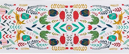 Vista 11 de DII Pascua Folk Garden Cocina Textiles