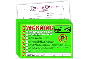 Parking Violation Stickers