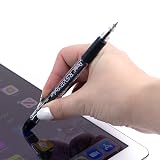 Pentel RSVP STYLUS Ballpoint Pen, Medium Line, Black Ink, Box of 12 (BK91L-A) – view 2