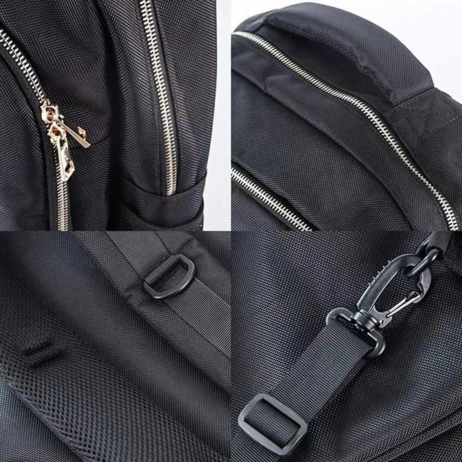 Bolsa de viaje de aseo Mochila de tela Oxford Correas elásticas