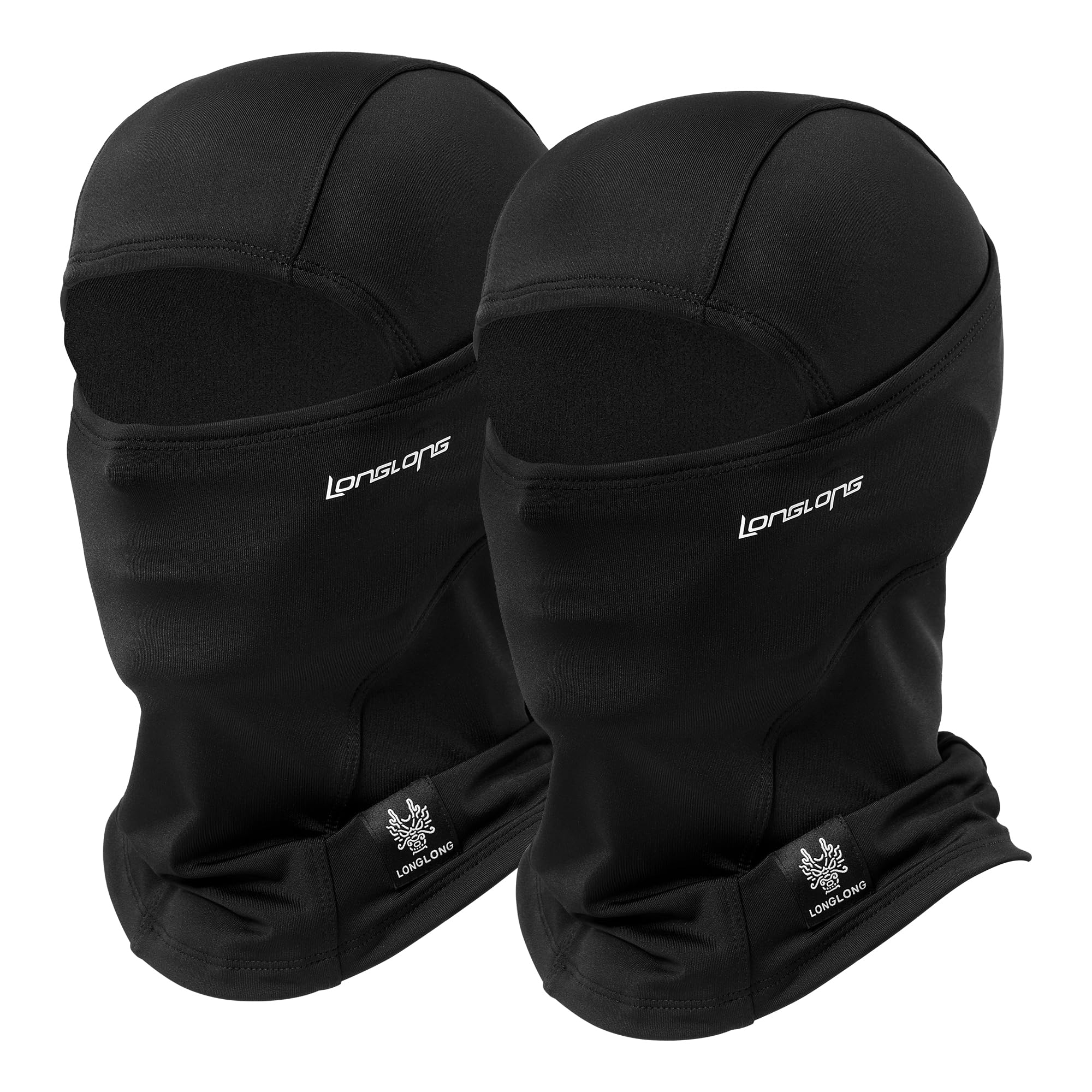 LONGLONG Balaclava Ski Mask Moisture Wicking Full Face Mask Windproof Warm Double Layers Winter Skiing Men Women