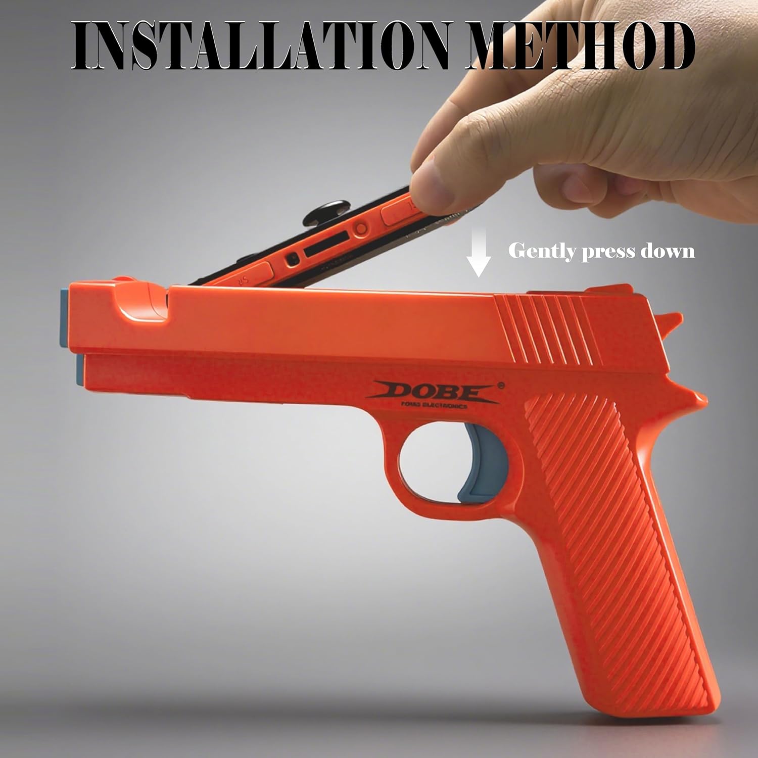 2 Pack Shooting Game Gun Controller for Nintendo Switch 2 Joycon,Gun Hand Grip Motion Controller with Switch 2 Shooter Hunting Games for Resident Evil,Splatoon,Big Buck Hunter & More -Not for Switch 1 - Image 3