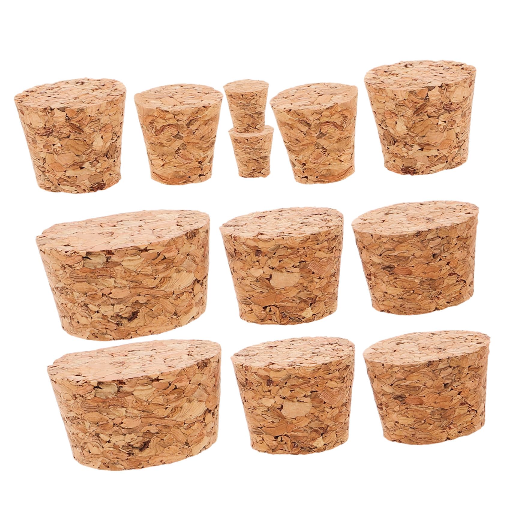 ULTECHNOVO 4sets Tappi Sughero Per Bottiglie Di Vino Diverse Per Craft e Conservazione Realizzati Sughero Resistente Perfetti Per Bottiglie e Barattoli Artigianali